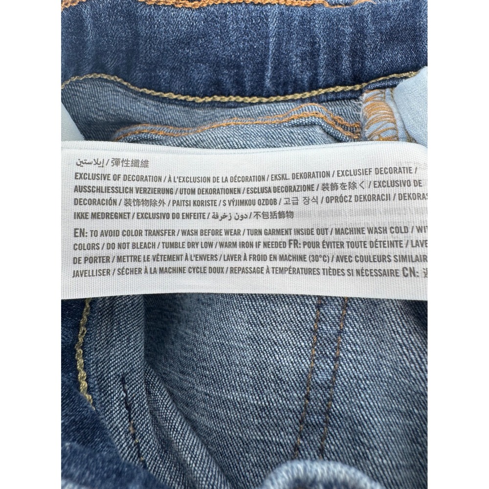 Abercrombie Kids Straight Leg Jeans Medium Wash Blue Size 9/10 Long - Picture 9 of 11
